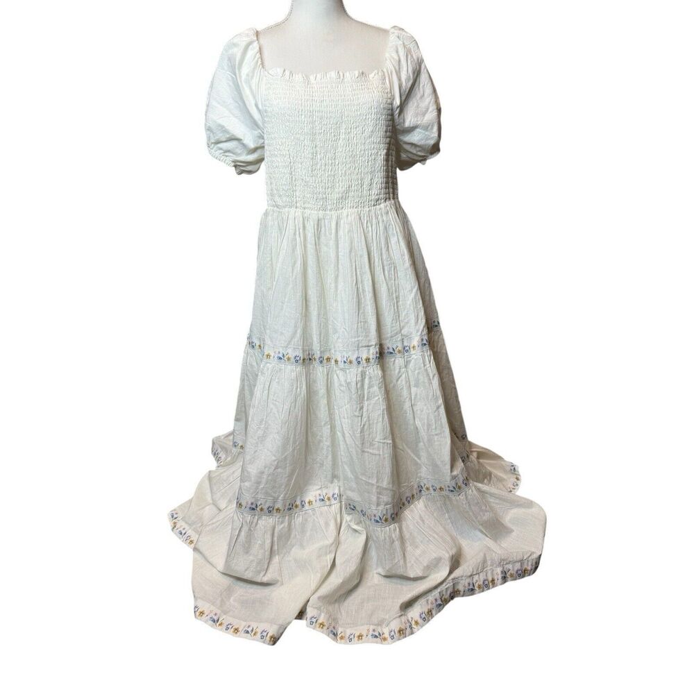 Rachel Zoe Mommy and Me White Maxi Dress and Baby Dress